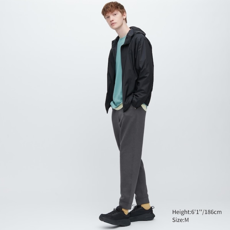 Uniqlo Stretch Dry Muške Trenirke Tamno Sive | 7603-NLDGU