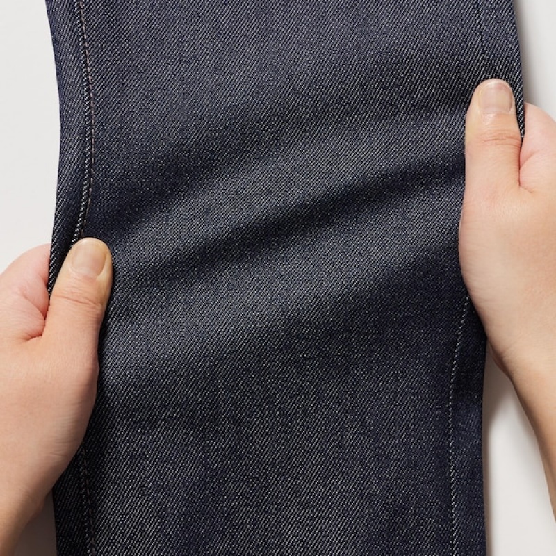 Uniqlo Stretch Selvedge Slim-Fit Muške Traperice Tamno Sive | 3641-MUVKC