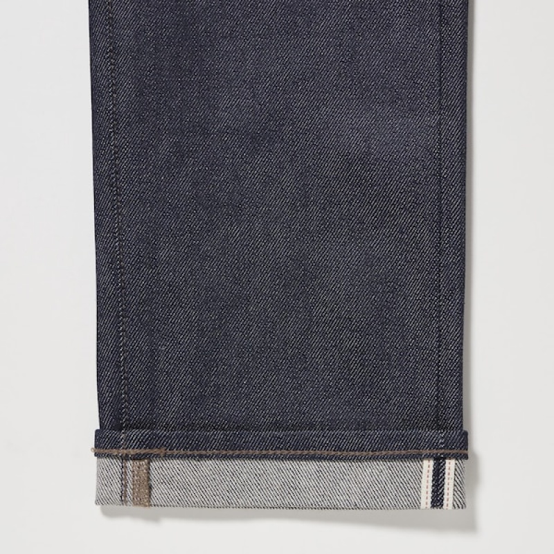 Uniqlo Stretch Selvedge Slim-Fit Muške Traperice Sive | 0893-TVJOW