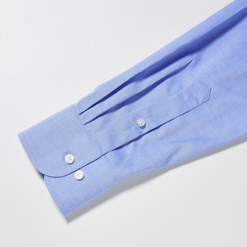 Uniqlo Super Non-Iron Slim-Fit Long-Sleeve Muške Košulje Bijele | 5407-SAHTN