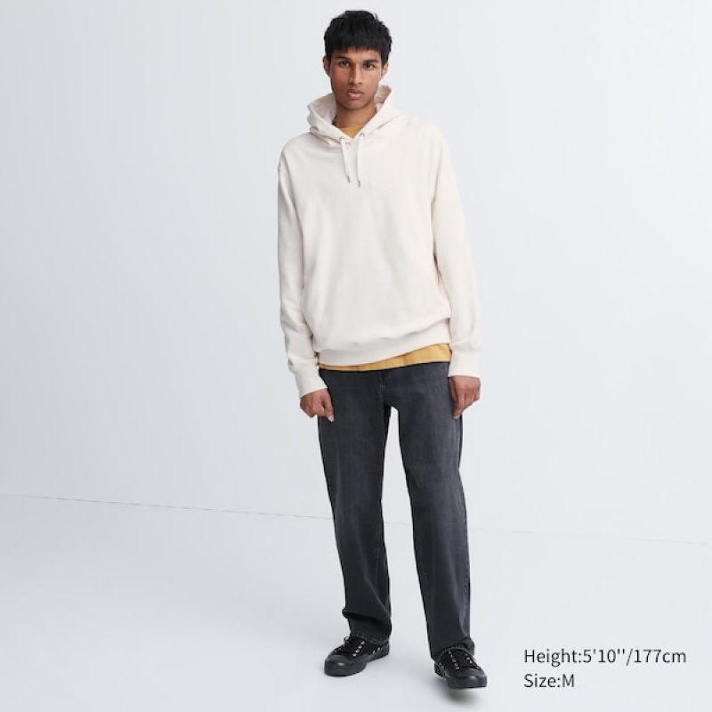 Uniqlo Sweat Pullover Long-Sleeve Muške Majica s Kapuljačom Plave | 9164-XFNSB