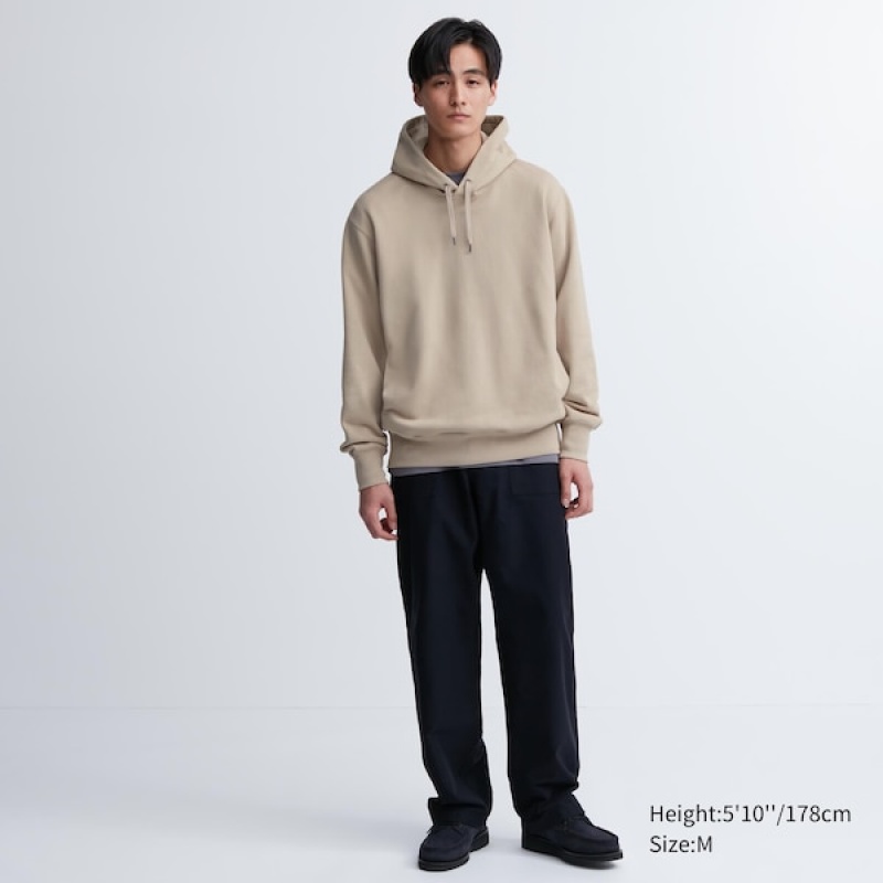 Uniqlo Sweat Pullover Long-Sleeve Muške Majica s Kapuljačom Plave | 0289-IXVDZ