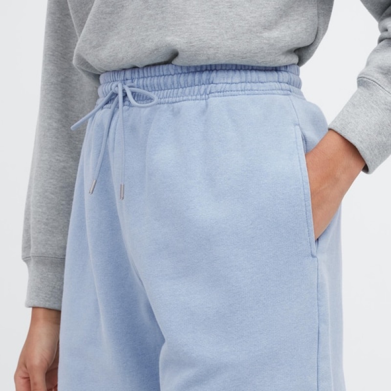 Uniqlo Sweat Ženske Kratke Hlače Plave | 5896-TEUZX