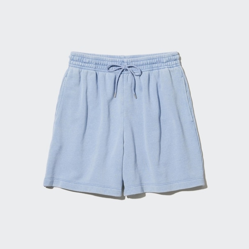 Uniqlo Sweat Ženske Kratke Hlače Plave | 5896-TEUZX