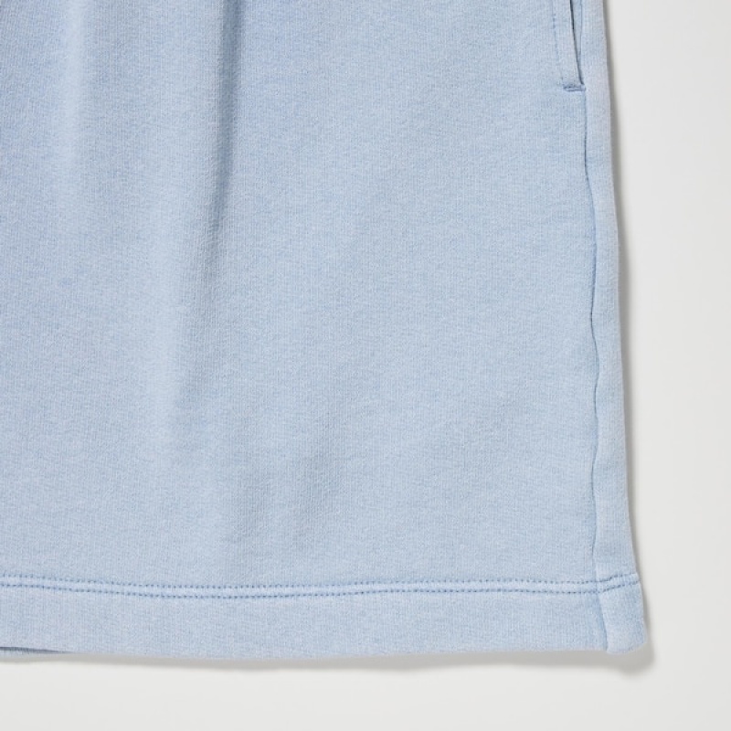 Uniqlo Sweat Ženske Kratke Hlače Plave | 5896-TEUZX