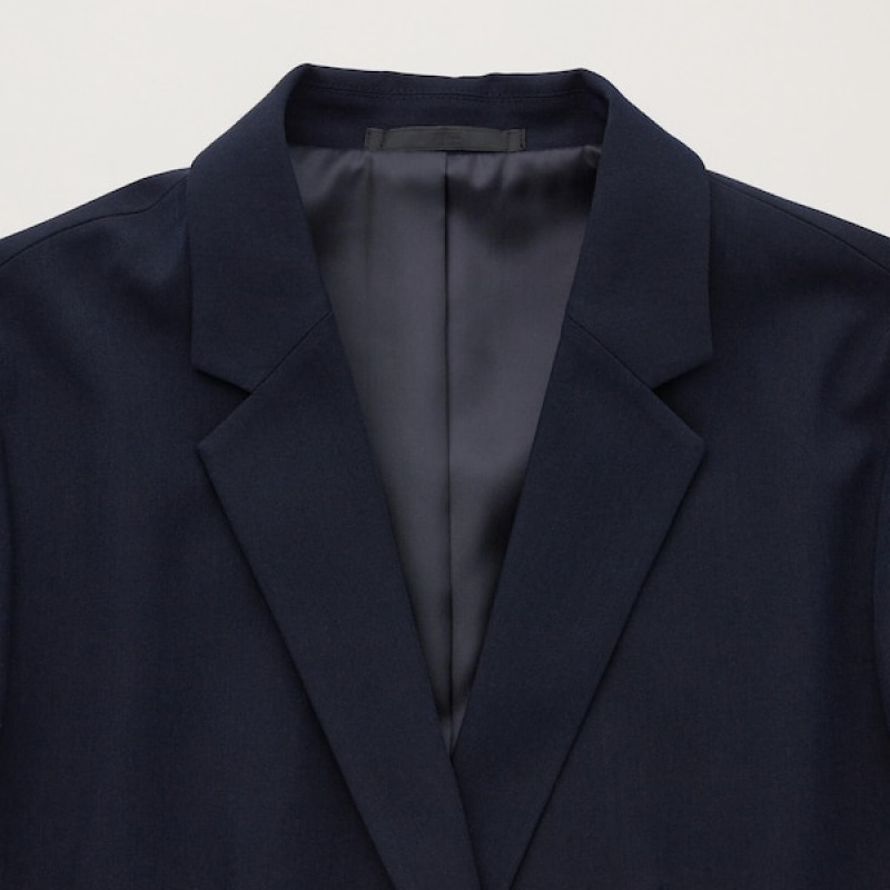Uniqlo Tailored Ženske jackets Crne | 8945-YNTGH