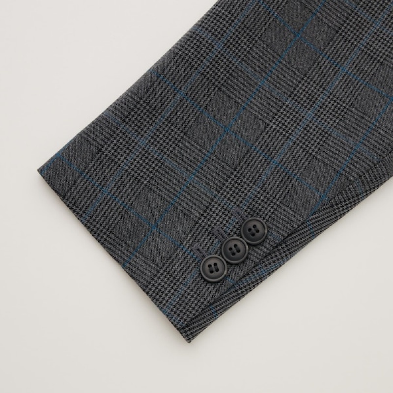 Uniqlo Tailored Ženske jackets Tamno Sive | 1746-WCIQM