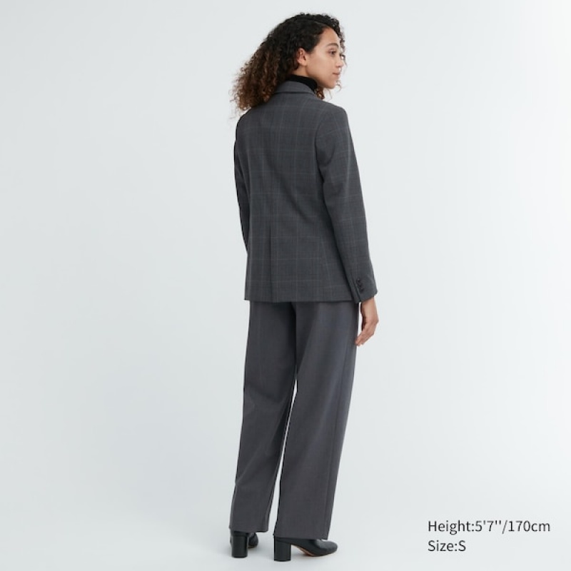 Uniqlo Tailored Ženske jackets Tamno Sive | 1746-WCIQM