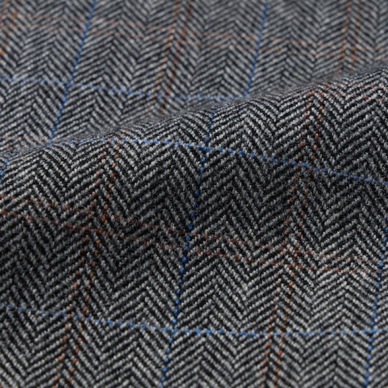 Uniqlo Tweed Wide-Fit Plisirana Ženske Hlače Tamno Sive | 1904-UXIFO