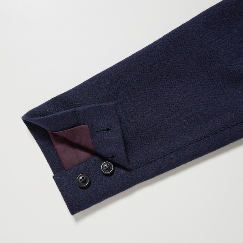 Uniqlo Tweed Ženske Kombinezoni Tamnoplave | 8419-LNBEJ