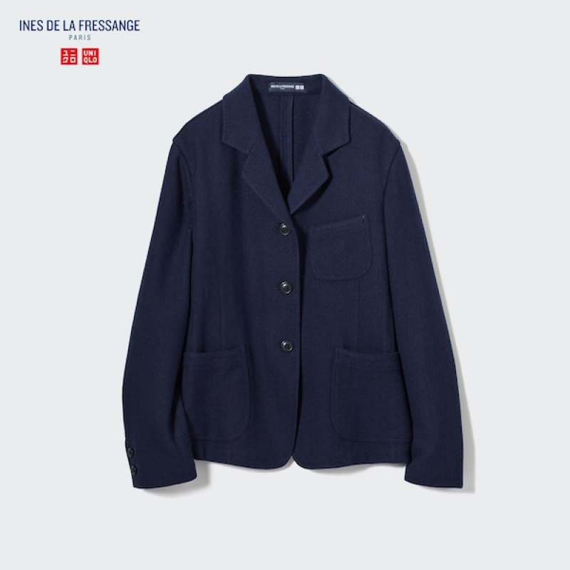 Uniqlo Tweed Ženske Kombinezoni Tamnoplave | 8419-LNBEJ