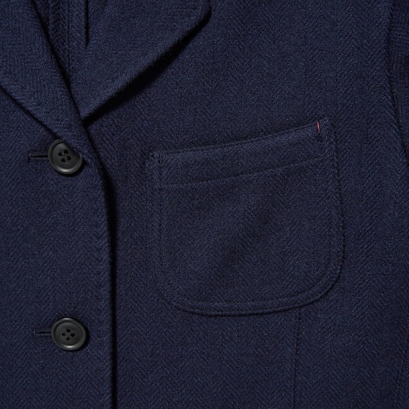 Uniqlo Tweed Ženske Kombinezoni Tamnoplave | 8419-LNBEJ
