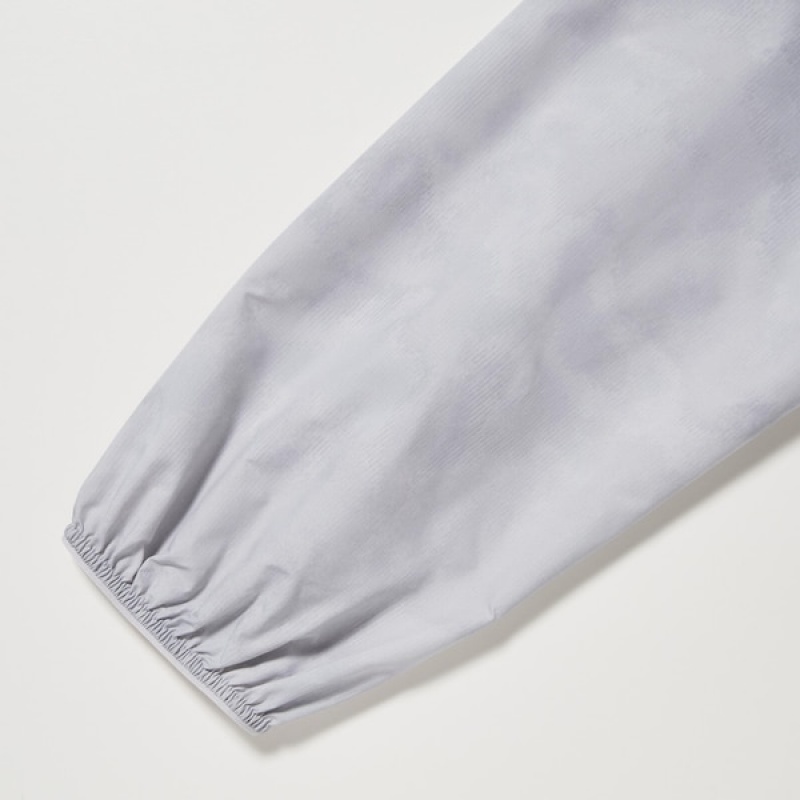 Uniqlo UV Protection Printed Pocketable Ženske Parka Sive | 5480-WFYEG