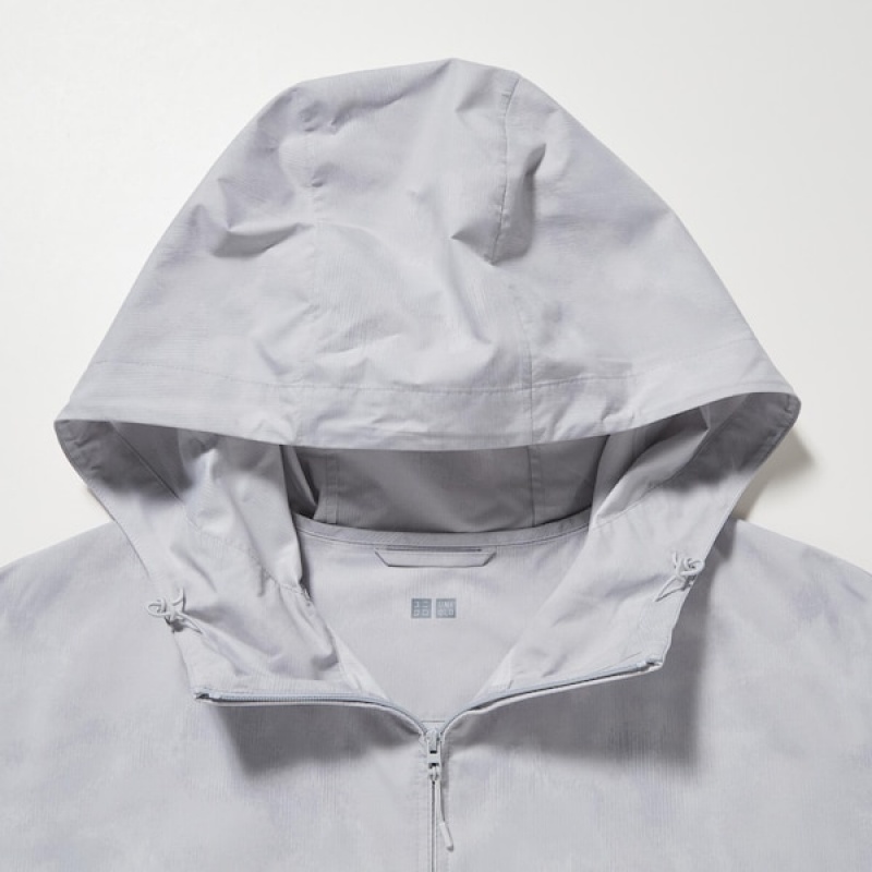 Uniqlo UV Protection Printed Pocketable Ženske Parka Sive | 5480-WFYEG