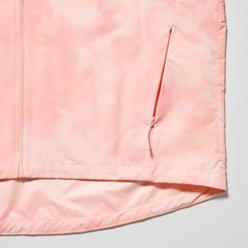 Uniqlo UV Protection Printed Pocketable Ženske Parka Roze | 3612-OJGUR