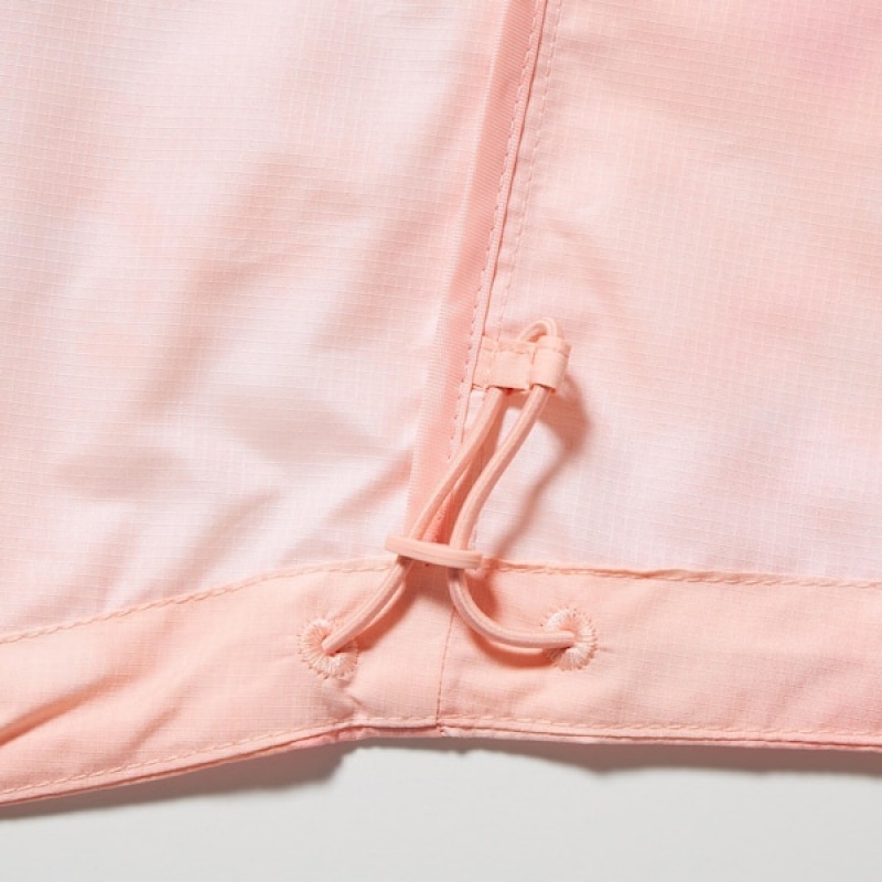 Uniqlo UV Protection Printed Pocketable Ženske Parka Roze | 3612-OJGUR