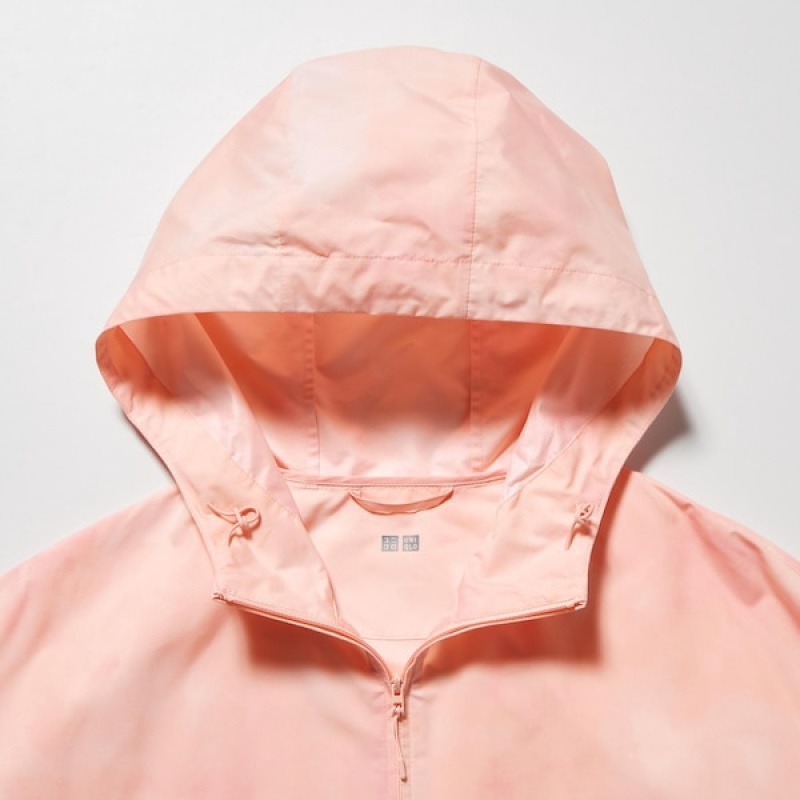 Uniqlo UV Protection Printed Pocketable Ženske Parka Roze | 3612-OJGUR