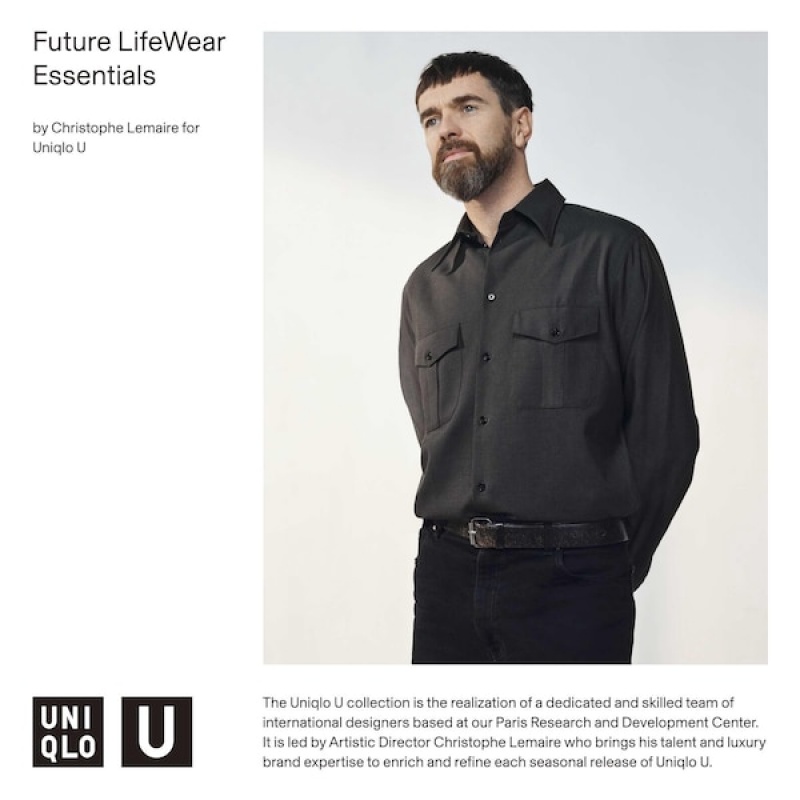 Uniqlo U AIRism Cotton Oversized Crew Neck Half-Sleeve Ženske Majice Svijetlo Sive | 5307-HZPIO