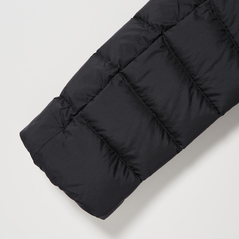 Uniqlo Ultra Light Down Long Ženske Kaputi Crne | 1907-TIQRX