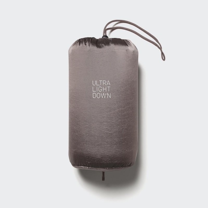 Uniqlo Ultra Light Down Long Ženske Kaputi Smeđe | 8340-YRUPJ