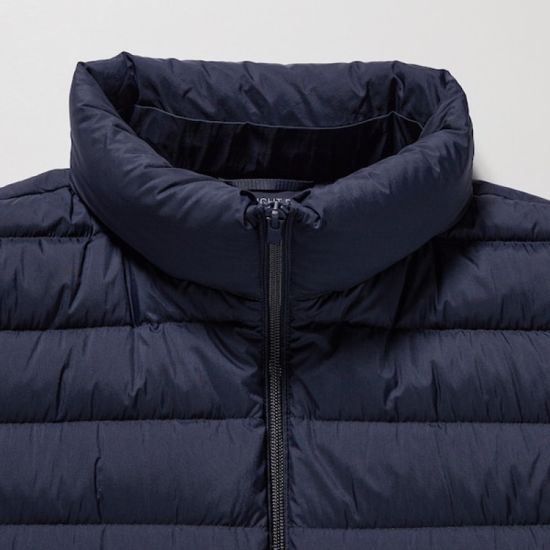 Uniqlo Ultra Light Down Long Ženske Kaputi Tamnoplave | 6291-WJQOV