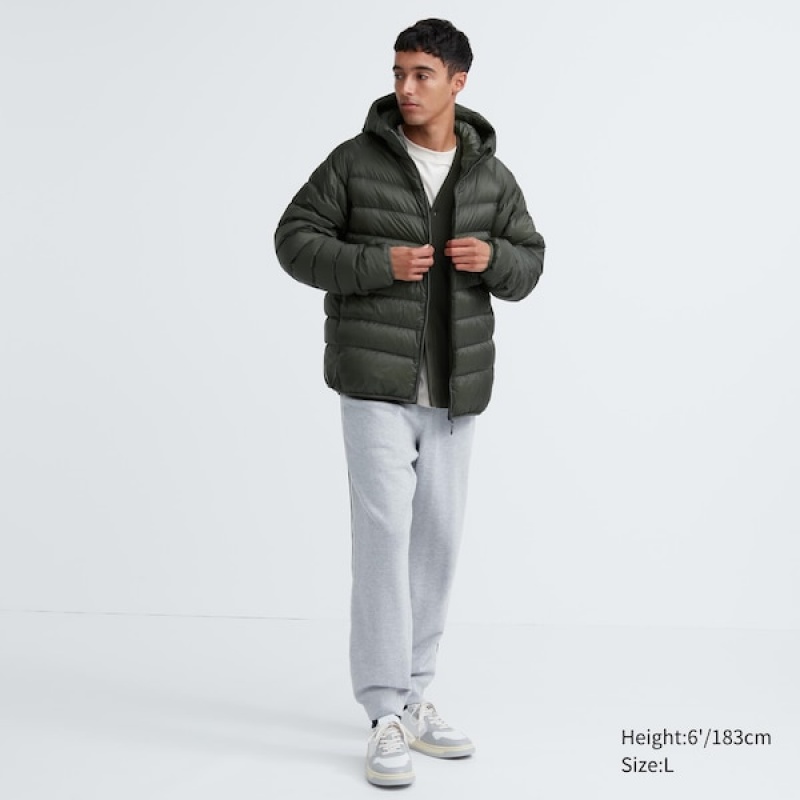 Uniqlo Ultra Light Down Muške Parka Maslinasto Zelene | CESQUR-943