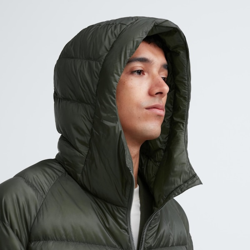 Uniqlo Ultra Light Down Muške Parka Maslinasto Zelene | CESQUR-943