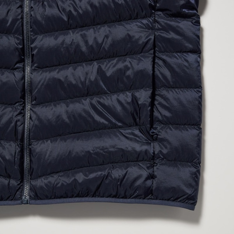 Uniqlo Ultra Light Down Muške Parka Tamnoplave | 9852-ZCLQY
