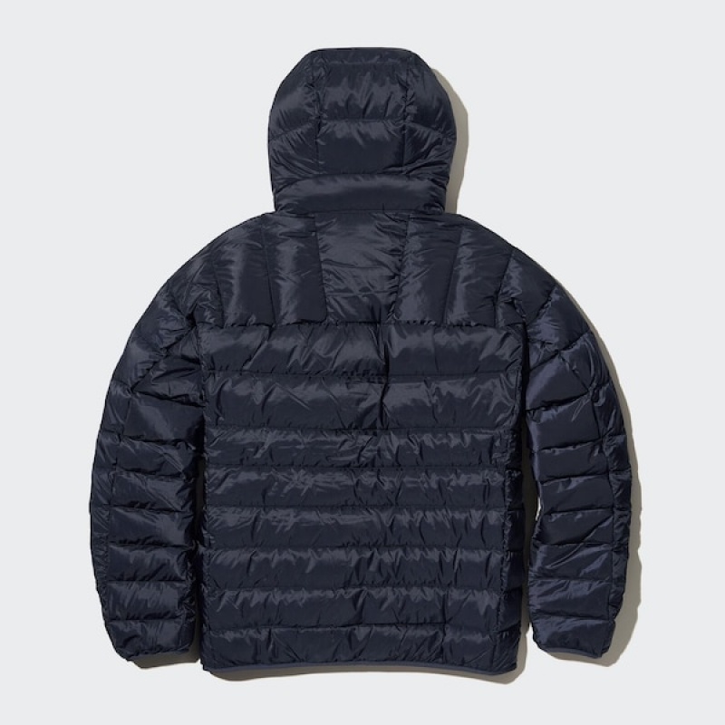 Uniqlo Ultra Light Down Muške Parka Tamnoplave | 9852-ZCLQY