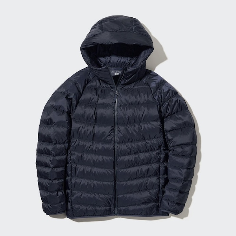 Uniqlo Ultra Light Down Muške Parka Tamnoplave | 9852-ZCLQY