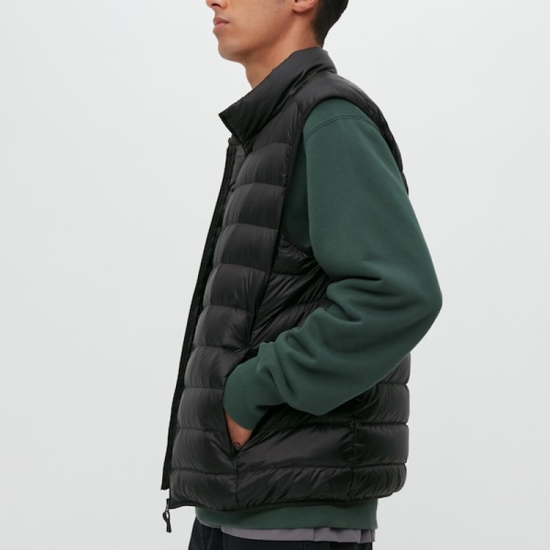 Uniqlo Ultra Light Down Muške Prsluk Crne | CMTFWA-865