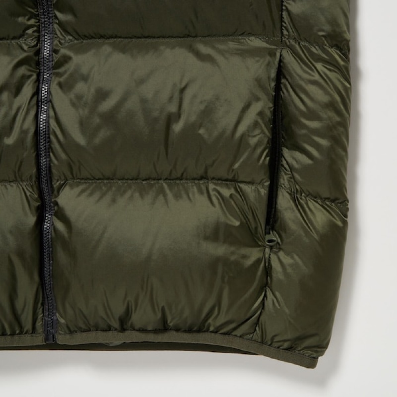 Uniqlo Ultra Light Down Muške Prsluk Maslinasto Zelene | LVPSYW-369