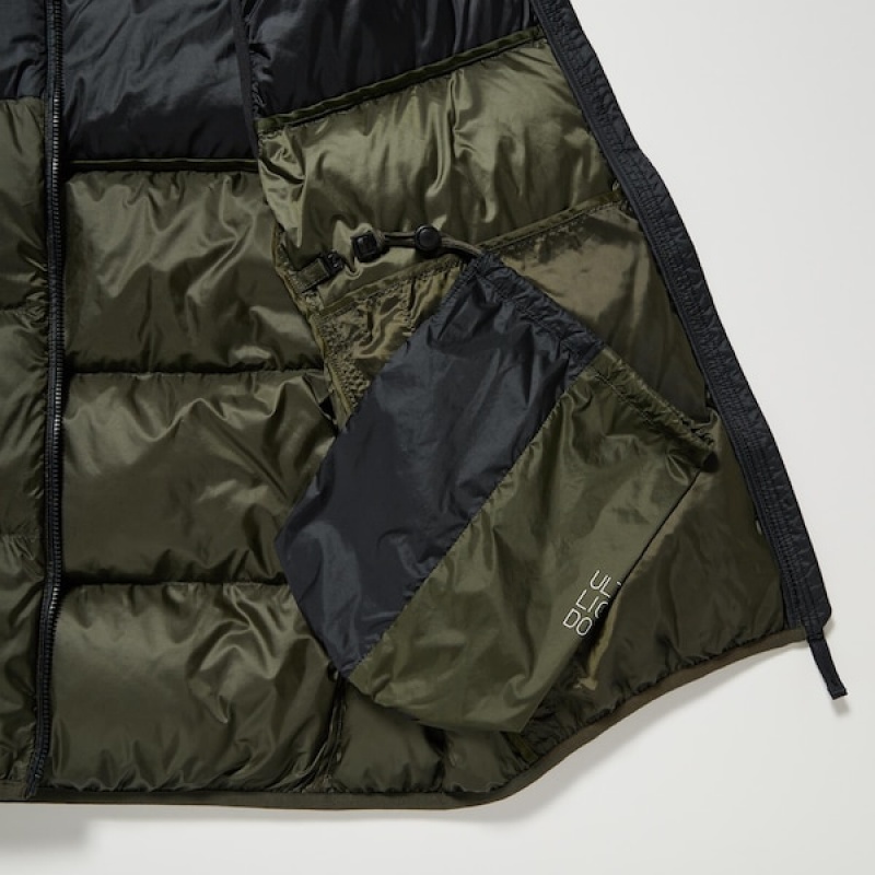 Uniqlo Ultra Light Down Muške Prsluk Maslinasto Zelene | LVPSYW-369