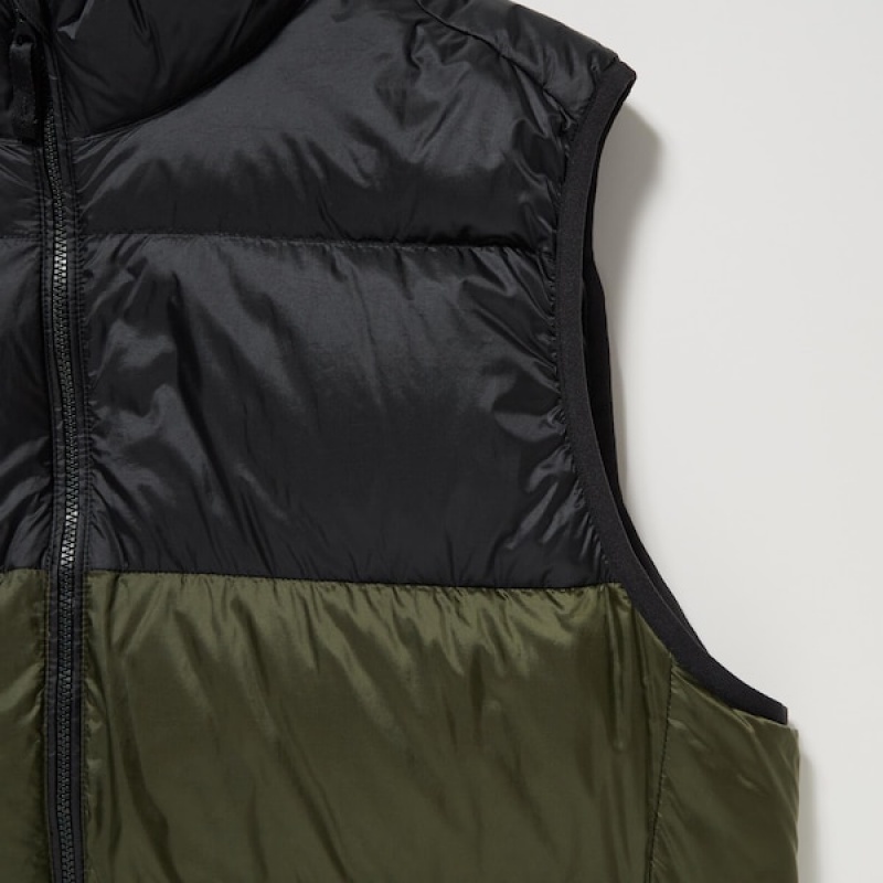 Uniqlo Ultra Light Down Muške Prsluk Maslinasto Zelene | LVPSYW-369