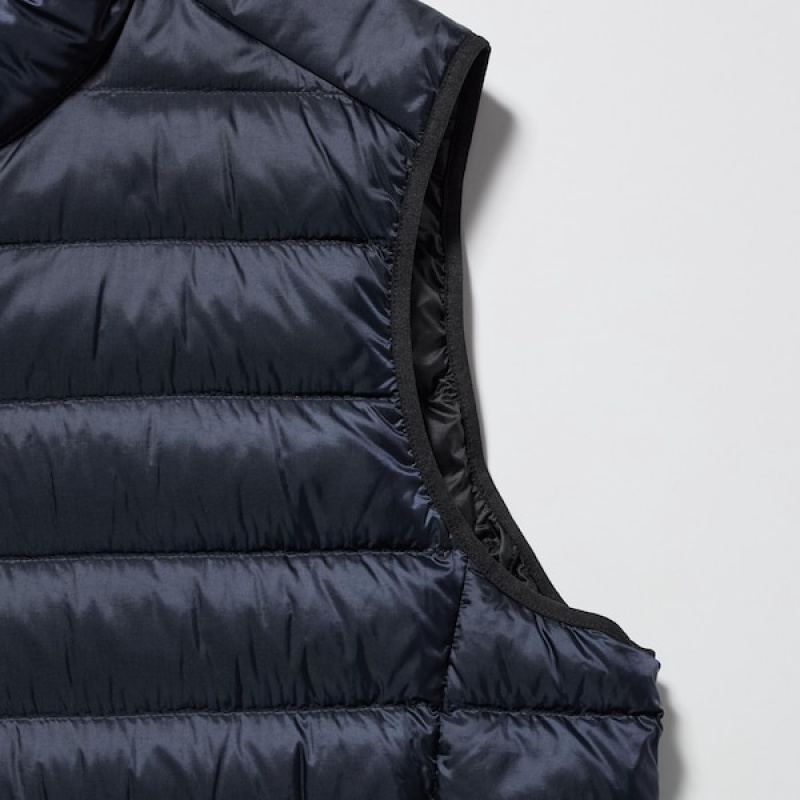 Uniqlo Ultra Light Down Muške Prsluk Tamnoplave | ZFJBPO-872