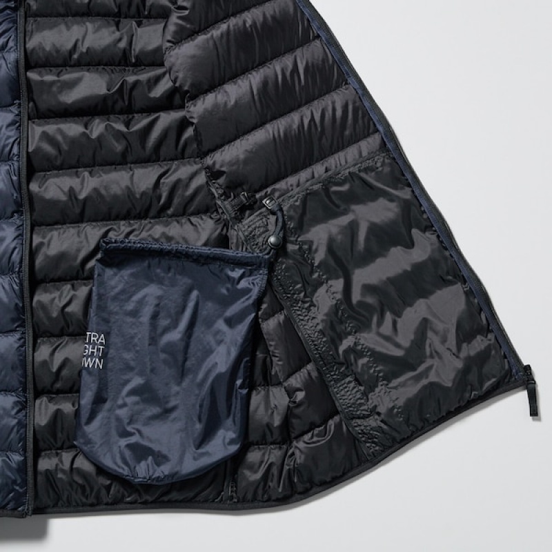Uniqlo Ultra Light Down Muške Prsluk Tamnoplave | ZFJBPO-872