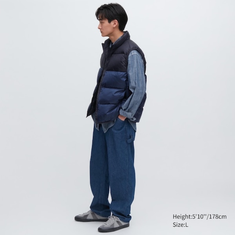 Uniqlo Ultra Light Down Muške Prsluk Tamnoplave | TFOMRL-026