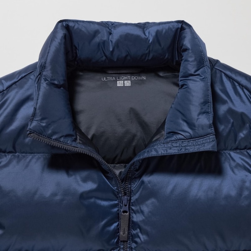Uniqlo Ultra Light Down Muške Prsluk Tamnoplave | VESJNF-671
