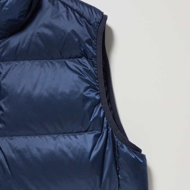 Uniqlo Ultra Light Down Muške Prsluk Tamnoplave | VESJNF-671