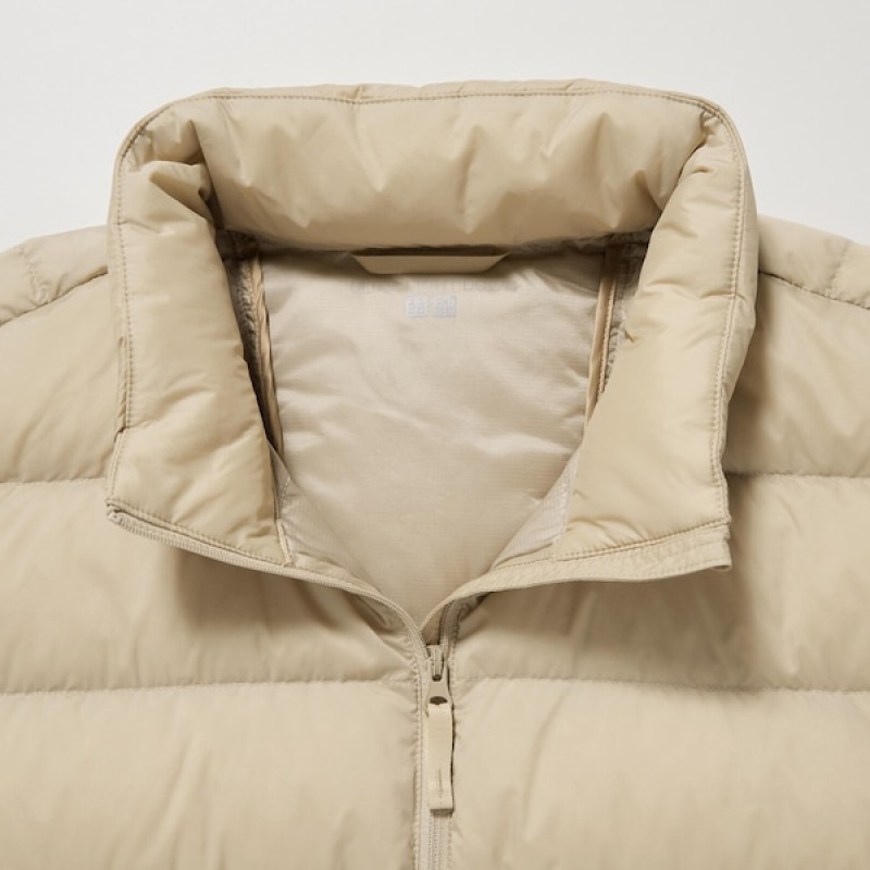 Uniqlo Ultra Light Down Muške jackets Krem | ZMWQKJ-158