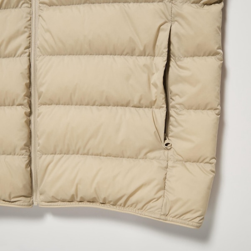 Uniqlo Ultra Light Down Muške jackets Krem | ZMWQKJ-158