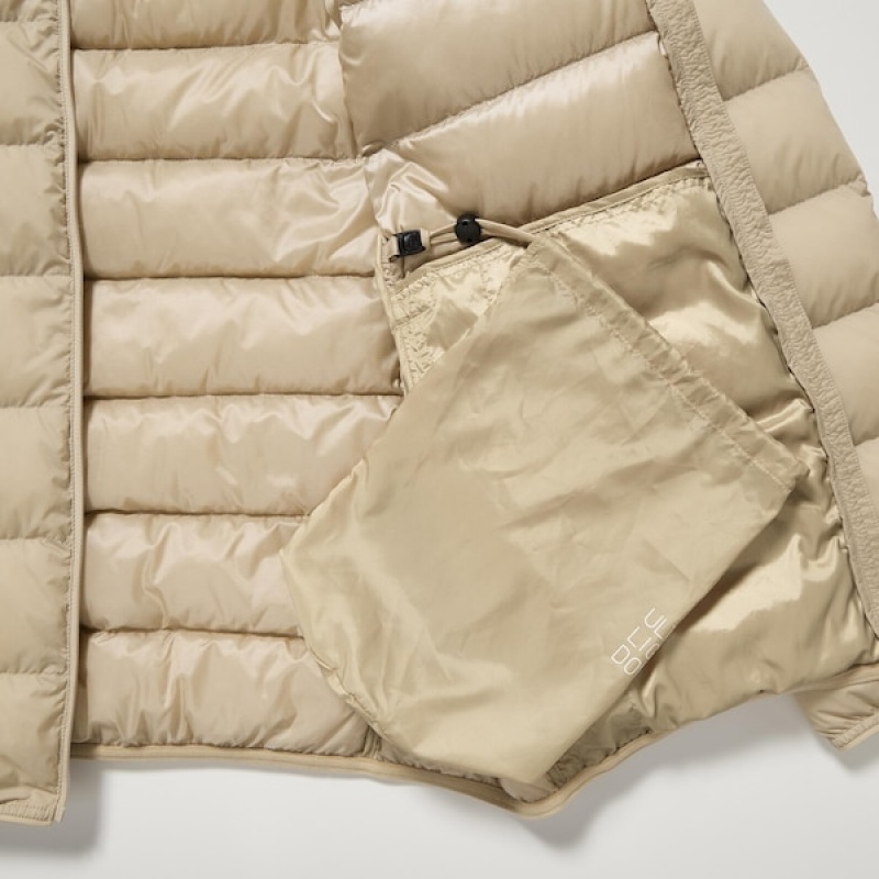 Uniqlo Ultra Light Down Muške jackets Krem | ZMWQKJ-158