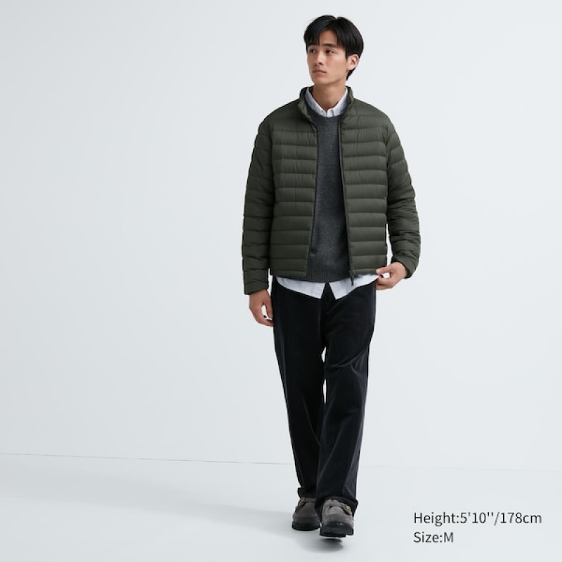 Uniqlo Ultra Light Down Muške jackets Maslinasto Zelene | RGIPJU-413