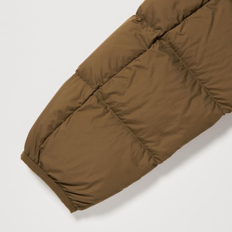 Uniqlo Ultra Light Down Muške jackets Smeđe | JKEPMA-650