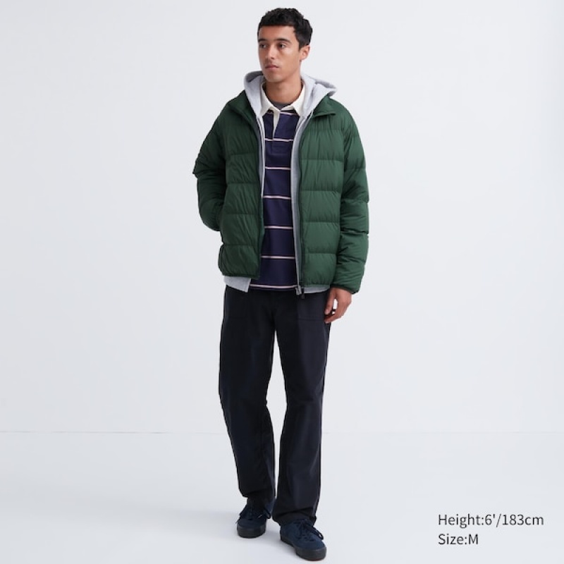 Uniqlo Ultra Light Down Muške jackets Zelene | WVRSPJ-861