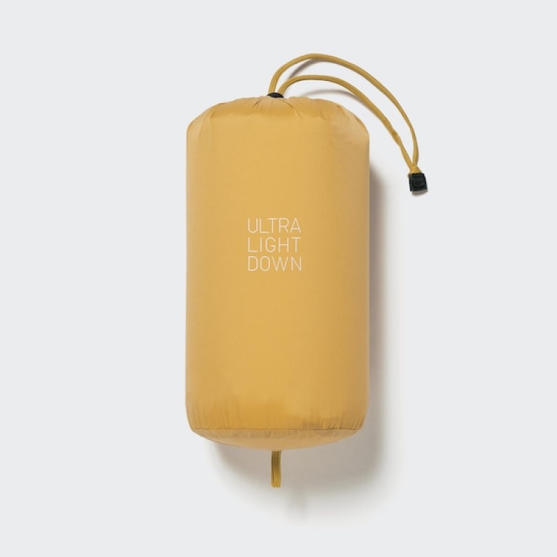 Uniqlo Ultra Light Down Muške jackets Žute | 2354-QZPNJ