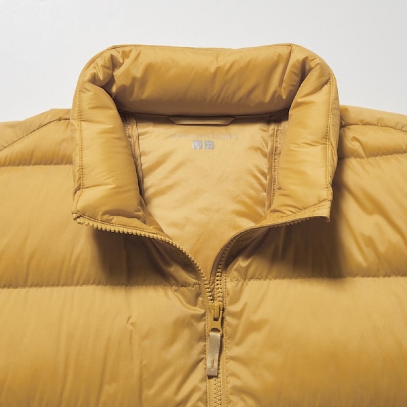 Uniqlo Ultra Light Down Muške jackets Žute | 2354-QZPNJ