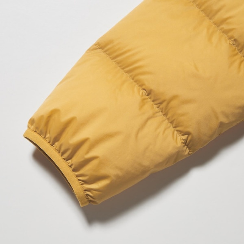 Uniqlo Ultra Light Down Muške jackets Žute | 2354-QZPNJ