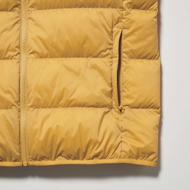 Uniqlo Ultra Light Down Muške jackets Žute | 2354-QZPNJ
