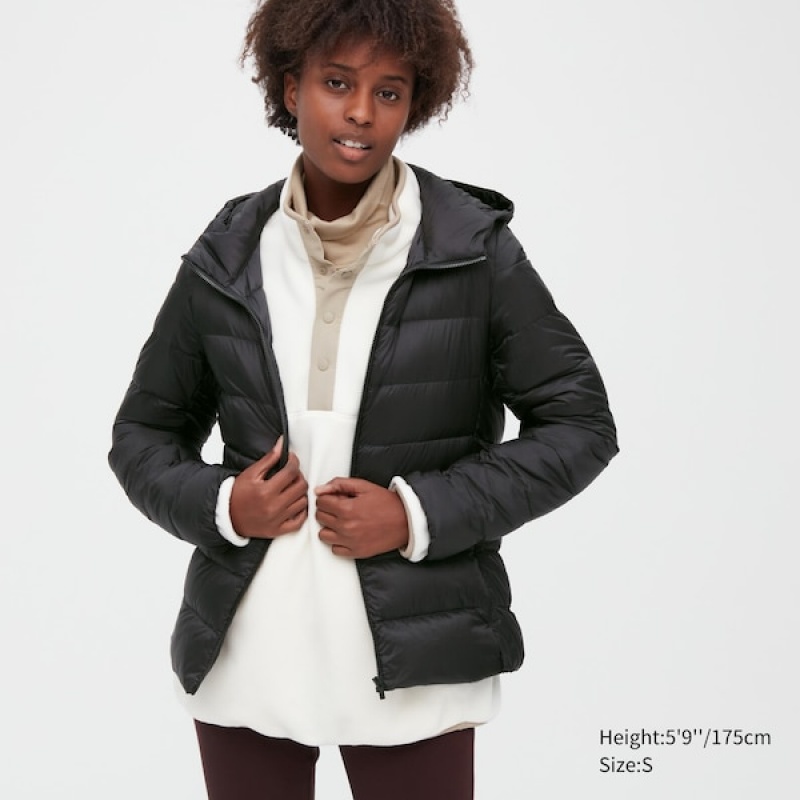 Uniqlo Ultra Light Down Ženske Parka Crne | 8492-SXYMU